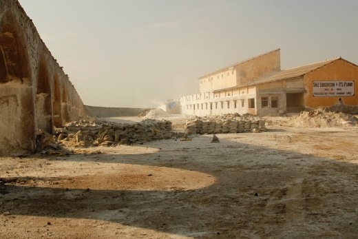 Institute:
Sambhar (salt) lake processing plant supplements the traditional methods of salt making with machinery to clean the desert lake salt. 
