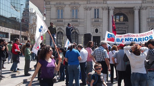 Plaza De Armas - protest