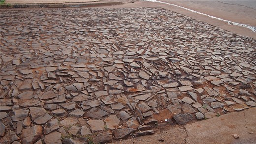 Typical road surface - Puerto Iguazu