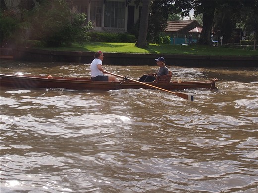 Rower on the river
