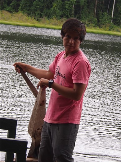 Cat pilot on Oxbow Lagos