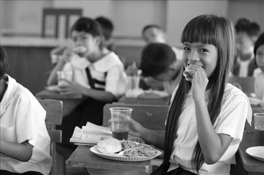 Classroom serves as the children eating area