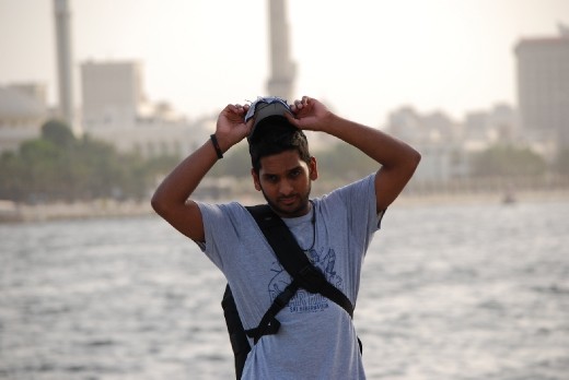 Sporting a hat as usual...Facebook Profile pic?