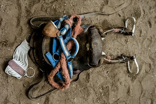 A well-worn saddle lays at the edge of the rodeo arena, waiting for another young cowboy to to cinch it to the back of a four hoofed fury, in pursuit of those 8 seconds that make or break dreams of rodeo glory.