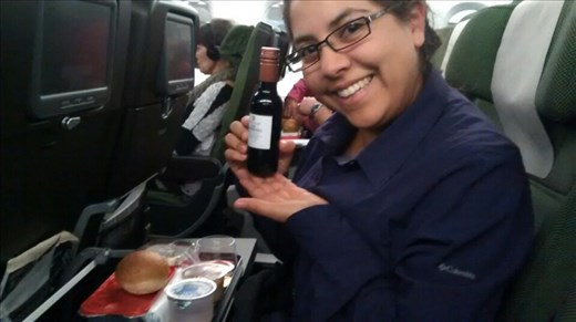 Free wine with dinner? Yes please!!