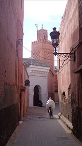 old red clay houses, curvy streets, moroccan clothes.. inside the medina's walls: by a_gift_to_those_who_contemplate, Views[692]