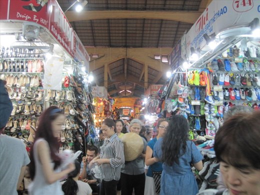 Inside, Bến Thành Market.