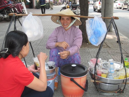 lovely street vendor
