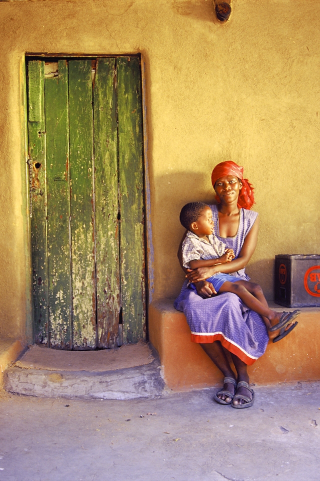 Golden light warms their faces 