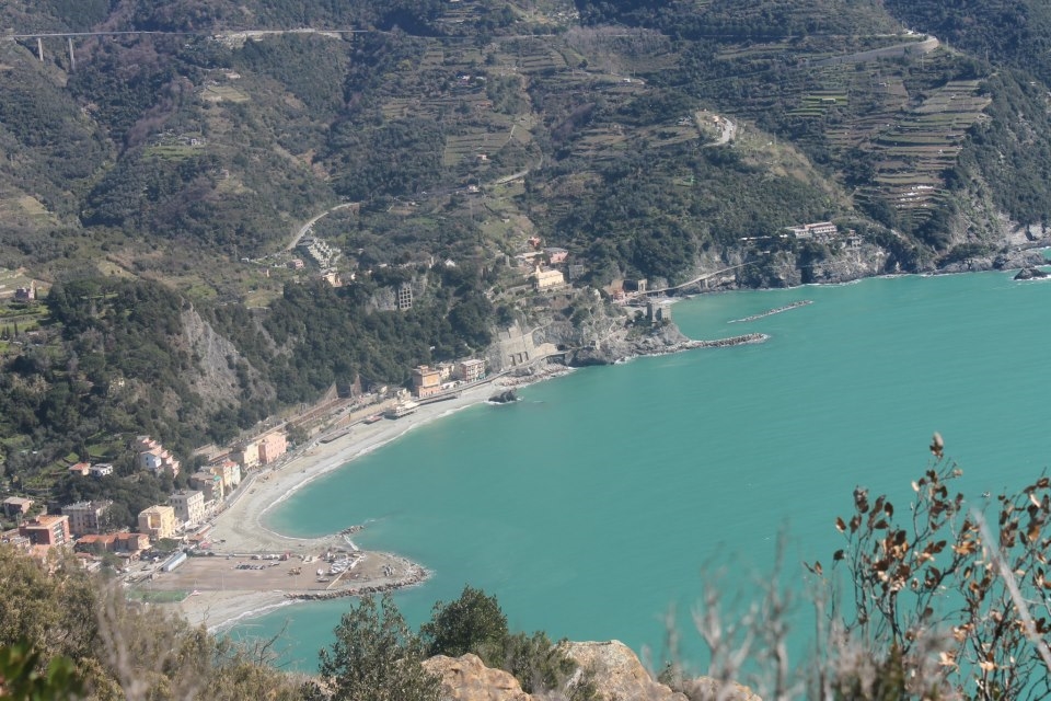 Hike through Levanto to Montersso Italy