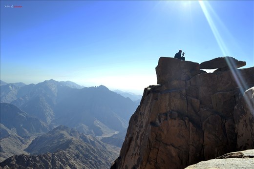 Some quality time at one of Sinai mountain
