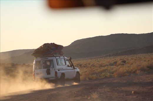 On our way to the top of the Plateau 