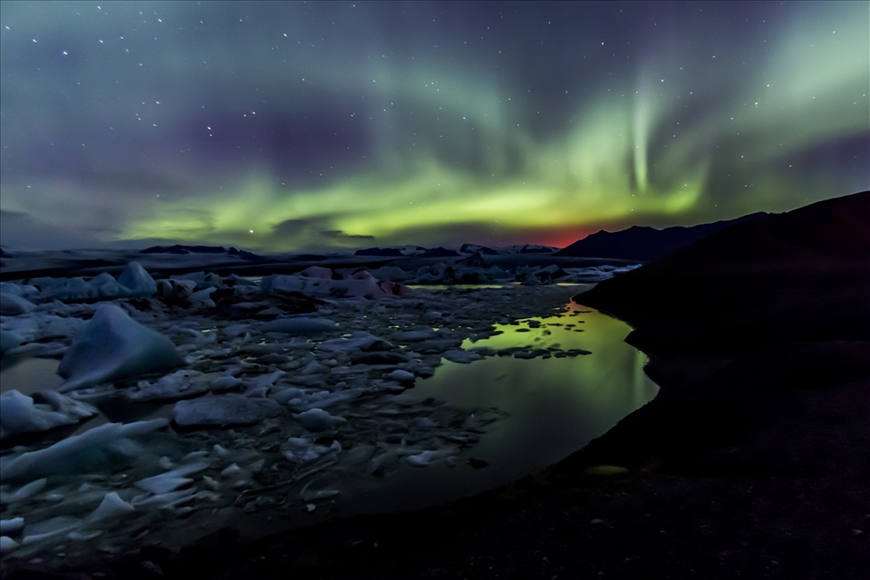 Come Dance With Me - After 8 days of unsuccessfully chasing the northern lights I was given a reprieve by the gods on the last night. I was able to capture an amazing dance performance which faded away as quickly as it had appeared. 