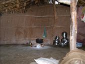 All-In-One, Bedroom, Hall, Study and Kitchen. Stove made of few bricks, Kerosene in bottle, makeshift lamp and one Kg of rice in plastic bag for the Family of four.: by abhaysp, Views[378]