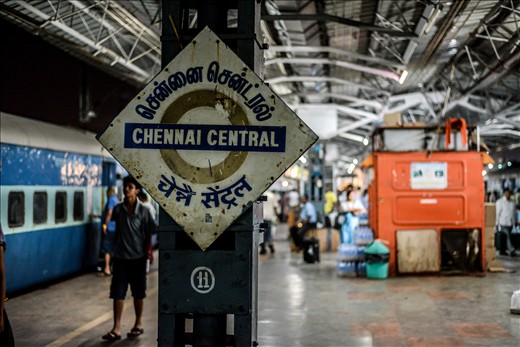 The Blue mountain express getting ready for its daily journey between Chennai and Coimbatore. People prefer travelling by night to beat the heat during the day. Train being the nerves of the country, they bring cheap and affordable form of safe travel to the masses. This brings about the diversity that one can only observe in this relaxed means of transportation.