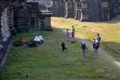 Buddhist monks meditating at Angkor Wat caught attention of tourist photographers: by about-bali, Views[527]