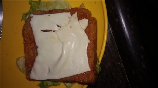 bread slice preparation