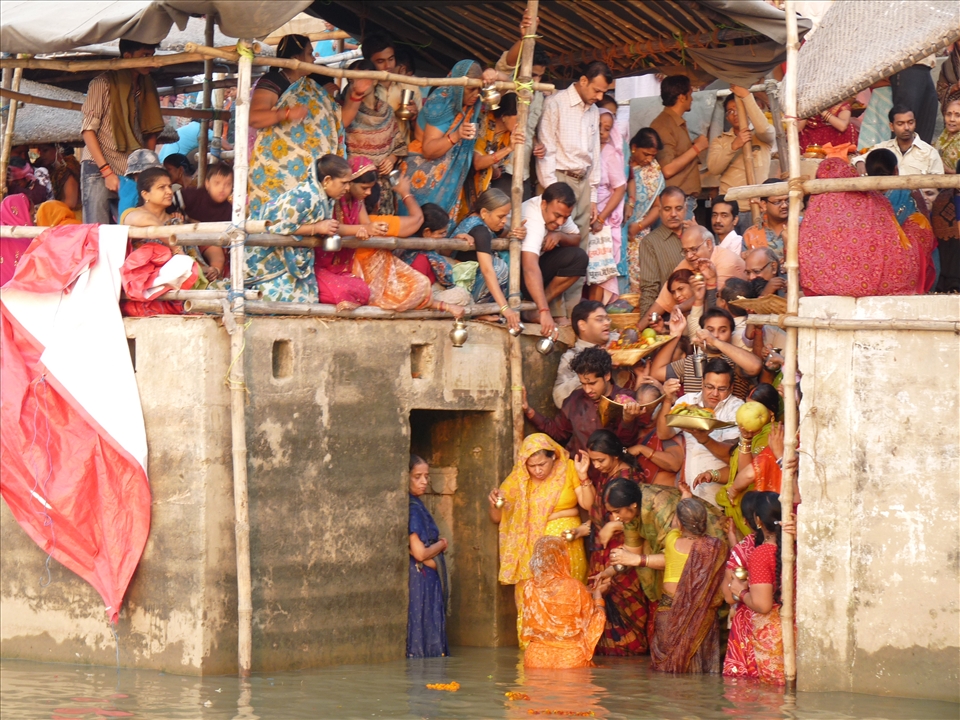 Varanasi is considered the holiest city for those of the Hindu faith. Every morning, thousands of people travel from across the country to take part in religious ceremonies on the banks of the river.
