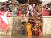 Varanasi is considered the holiest city for those of the Hindu faith. Every morning, thousands of people travel from across the country to take part in religious ceremonies on the banks of the river.: by acbauer, Views[391]