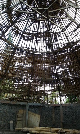 bridge was down to this fancy resort and look what happened