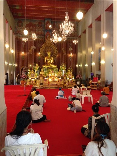 Inside the temple. This is a fairly average temple I think.