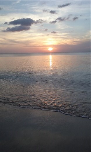 Beach in front of our hotel on Koh Lanta