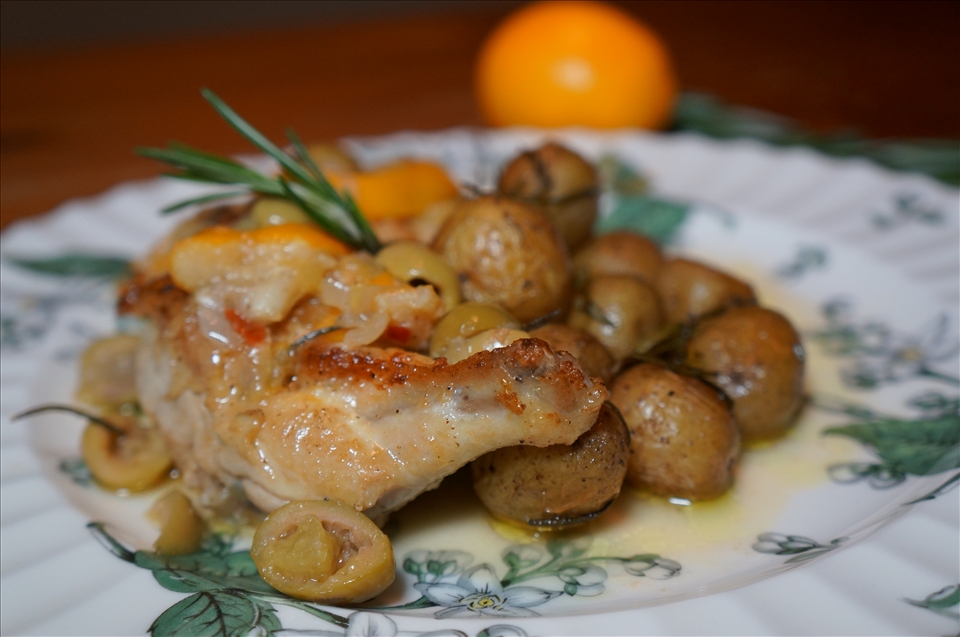 Plated Lemon Chicken