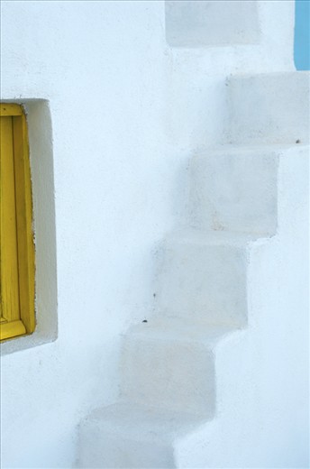 Who's afraid of White, Yellow and Blue? in Oia, Santorini, Greece.