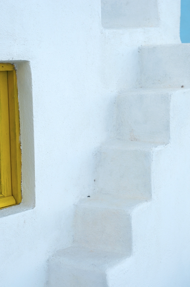 Who's afraid of White, Yellow and Blue? in Oia, Santorini, Greece.