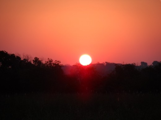Red South African Sky