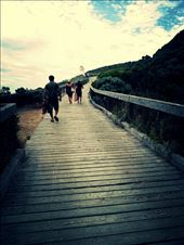 PortSea Victoria Australia, way back from the beach to the top of the hill. it was the hottest day of summer. the temprature was 41 degrees and at sudden the clouds made it a lovely day. a good day to swim in the sea. one of the beautiful places for tourism. : by adiljadun, Views[343]