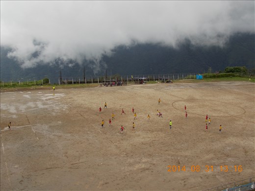 darziling playing football with passion 