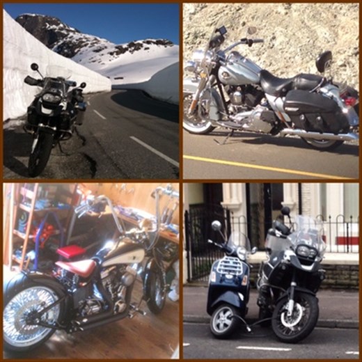 The bikes, even that little Vespa is going to Mongolia next year!