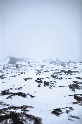 A group of hikers become disoriented as they attempt to summit Mt. Hekla. 