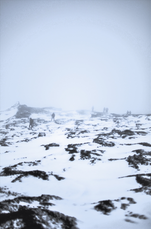 A group of hikers become disoriented as they attempt to summit Mt. Hekla. 