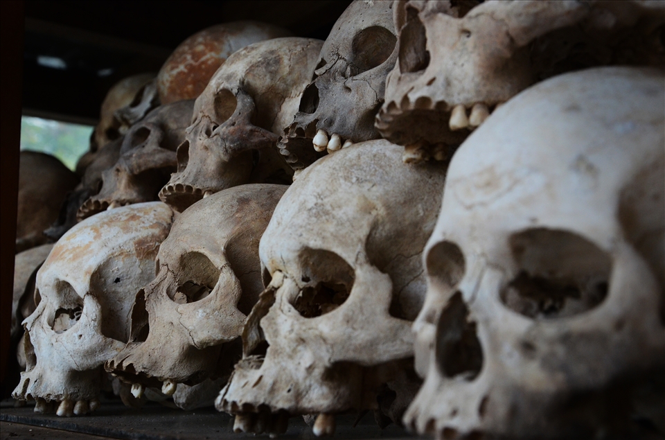 Many of the mass graves were  excavated, with hundreds more still uncovered. Skulls are used for the main purpose of data collection and identification. Many of the skulls were found with holes and cracks in them from the various inhuman execution methods. 
