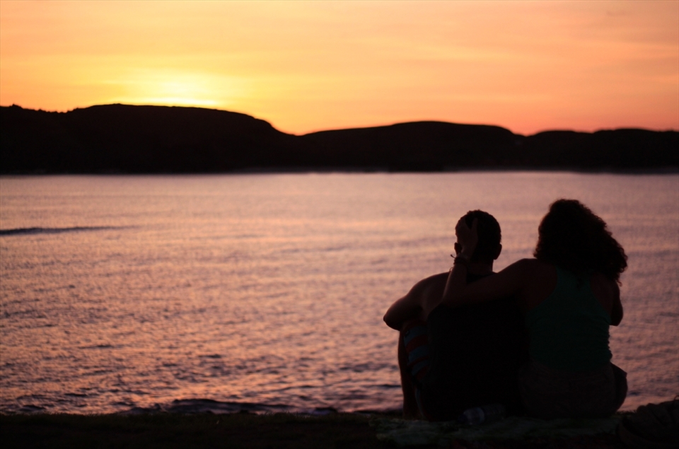 How romantic it is to watch the sunset with the one you love. While I was there, I couldn't help but notice this couple watching the sunset together. The feeling of awe and serenity, and of course, those are doubled by the presence of your loved one. Tanjung Aan is a great beach to watch the astonishing sunset.