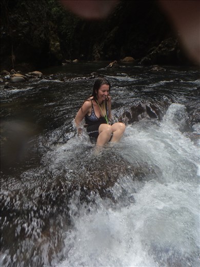 River.   Tangkahan.  Sumatra.  Indonesia.