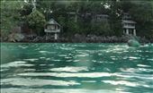 Dave snorkelling at Iboih, Sabang with bungalows in background.: by adventurers, Views[336]