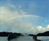 Dave snorkelling with a rainbow at Iboih, Sabang.  (Pulau Weh).: by adventurers, Views[815]