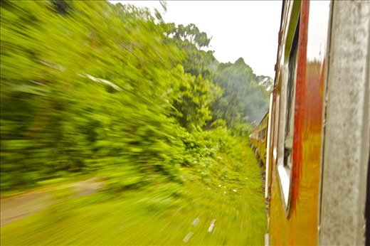 The train from Colombo to Kandy was introduced in 1864 by the British to transfe