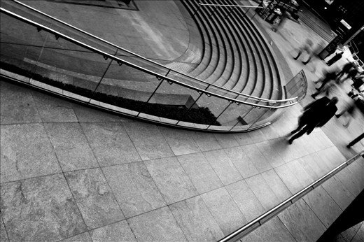 Nine 2 Five. 

Who are we? Can we stand out from the crowd and be ourselves? Be what we want to be? Can we stop, following the mechanical reproduction of what society has created?