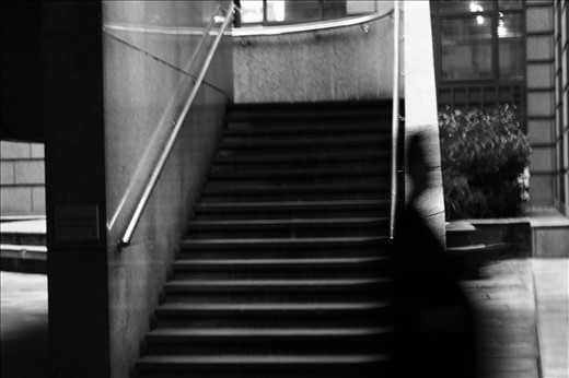 Blending into society.

The financial market of London is where everyone is disappearing into society and being part of the unnoticeable crowd. 

Can you change the distant future and influence the world? Not just a community, how can you break away from the district and be unique? 
