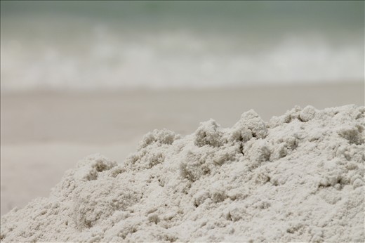 The soft Gulf Coast sand piled like brown sugar along the Destin shore.