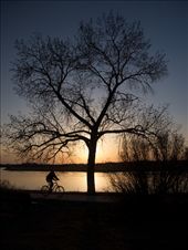 People advance outdoors as the snow retreats in the Spring.: by afoolishman, Views[270]