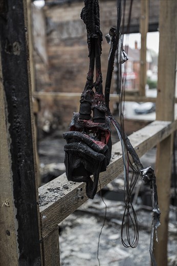 The power and indiscrimination of fire.