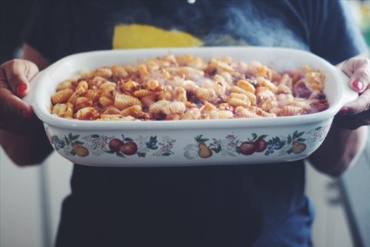 hot and saucy ricotta gnocchi ready for eating