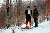 Hunters getting warmed near a fire in this cold hunting day: by agronbeqiri, Views[313]