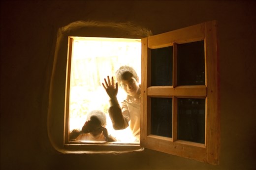 Village Gurez near India Pakistan border kids became curious for a new guy