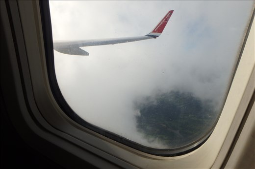 Plane ride to England.